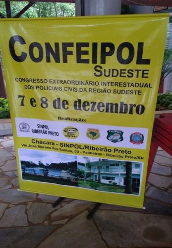 Congresso Extraordinário Interestadual da Feipol Sudeste foi realizado dias 07 e 08 de dezembro na Chácara do Sinpol, em Ribeirão Preto